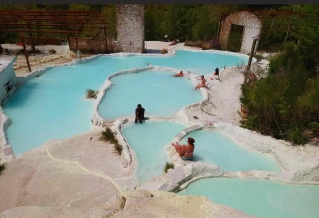A Casa Di Ale Bagni San Filippo Exterior foto